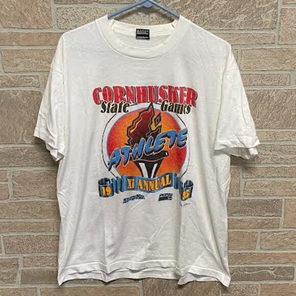 Vintage Cornhusker State Games 1995 Sports Tshirt - Picture 1 of 4